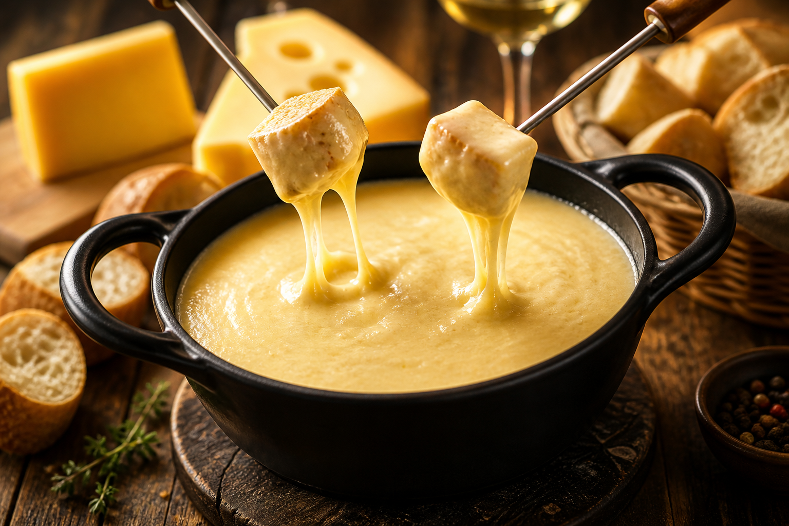 Fondue moitié-moitié