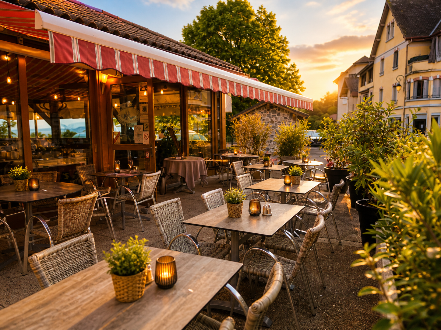 Terrasse du restaurant Le Bellevue